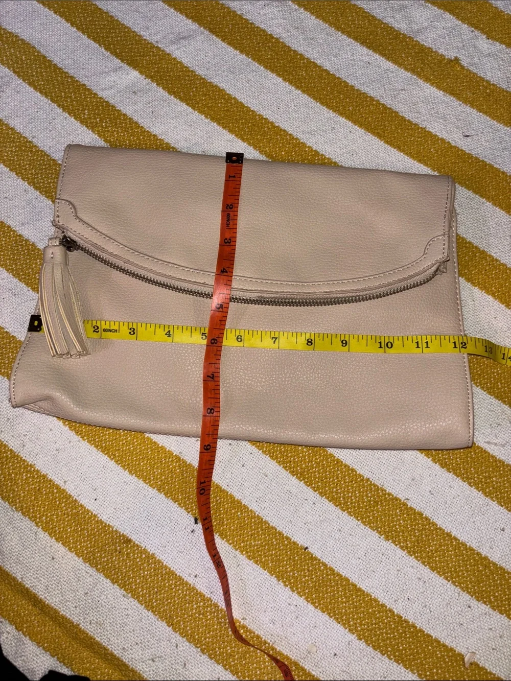 Express Envelope Tassel Clutch
